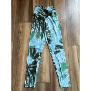 Offline By Aerie Leggings Yoga Pants Blue Tie Dye Sz Small